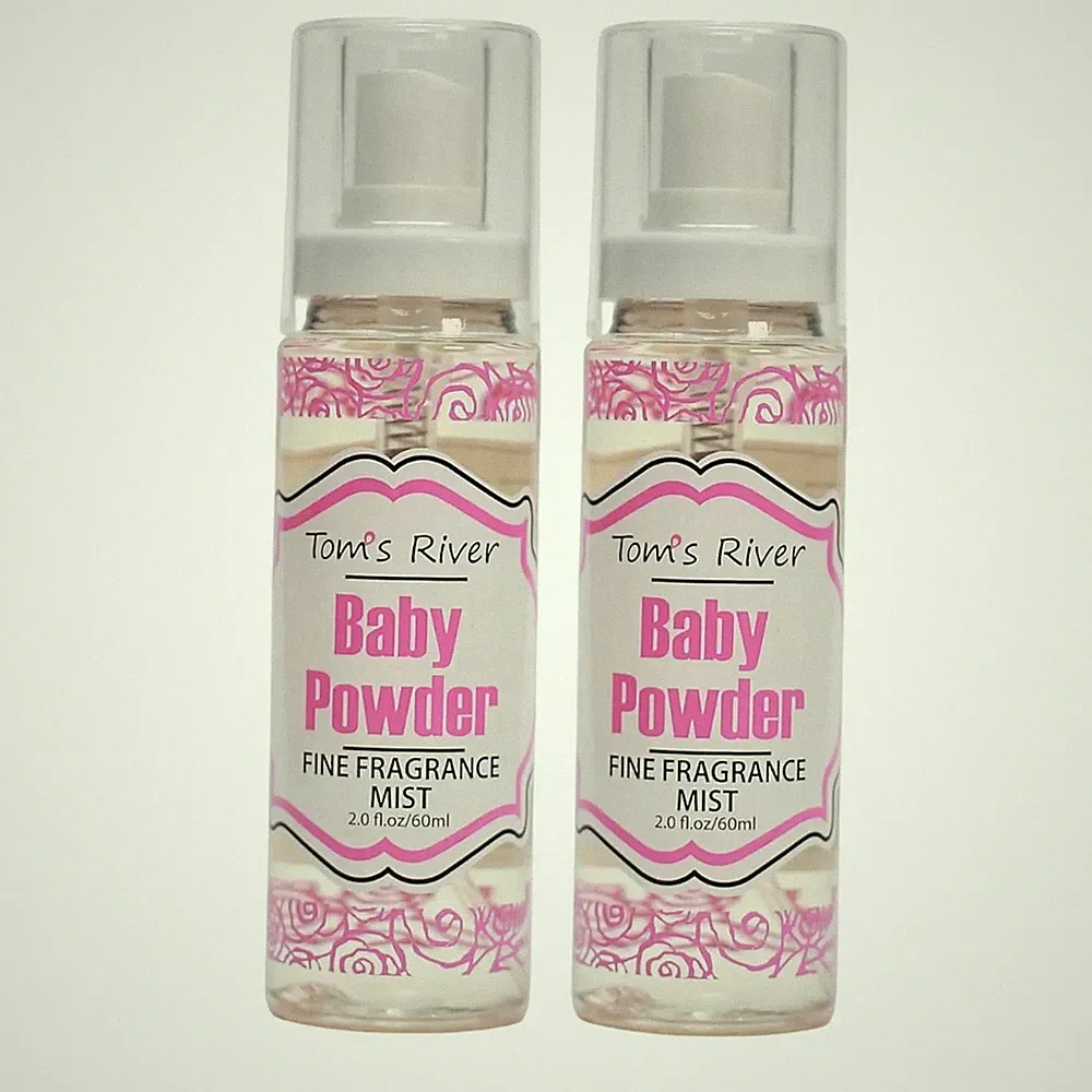 2 Pack - Perfume Body Spray Mist - Baby Powder 2oz *MADE IN USA* Brand New!!!