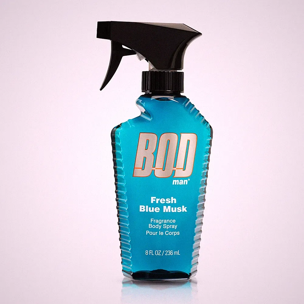 Fragrance Body Spray, Fresh Blue Musk, 8 fl oz